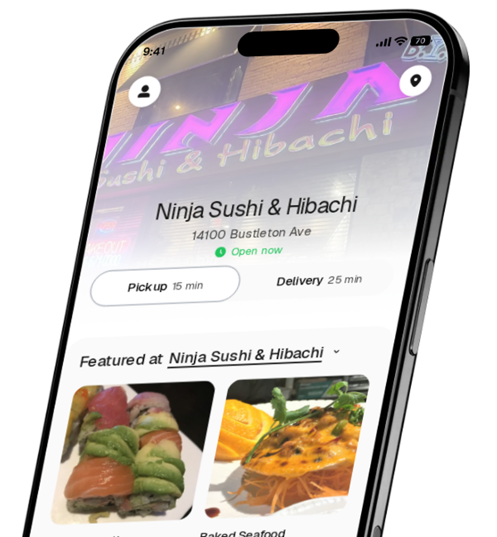 Ninja Sushi & Hibachi app preview