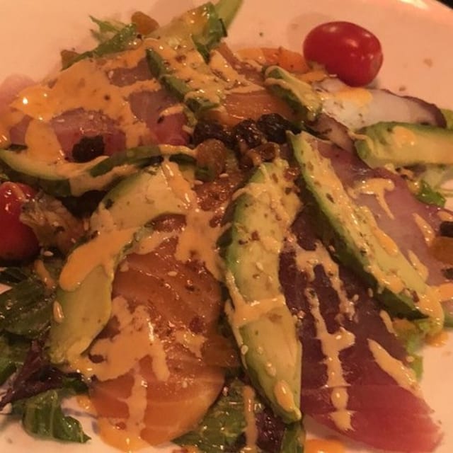 Extreme Sashimi Salad.