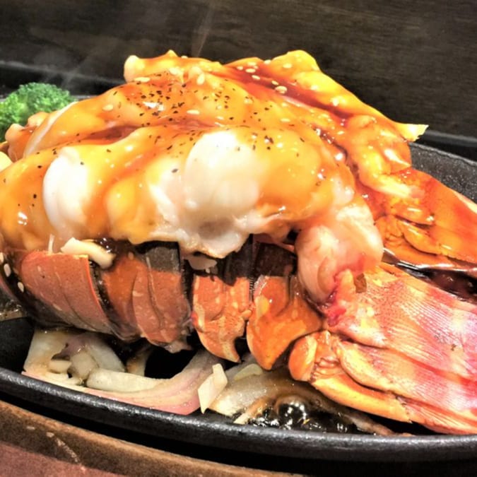 Twin Lobster Tail Teriyaki.